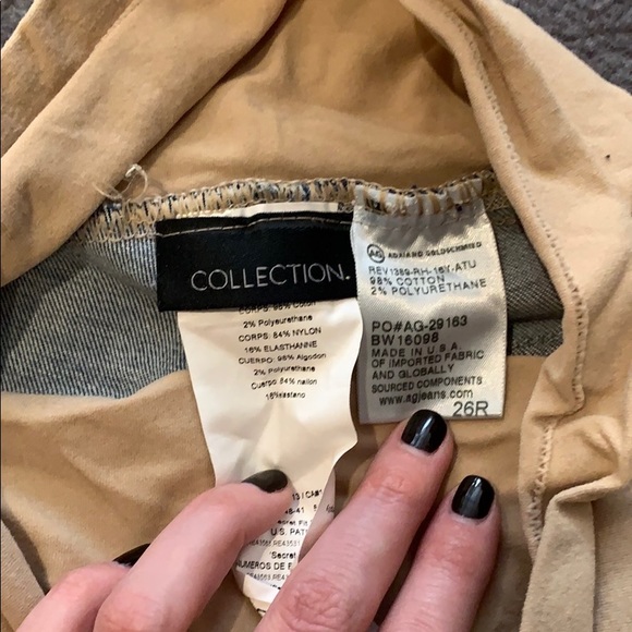 AG Adriano Goldschmidt Distressed maternity jeans 26R - Picture 4 of 5